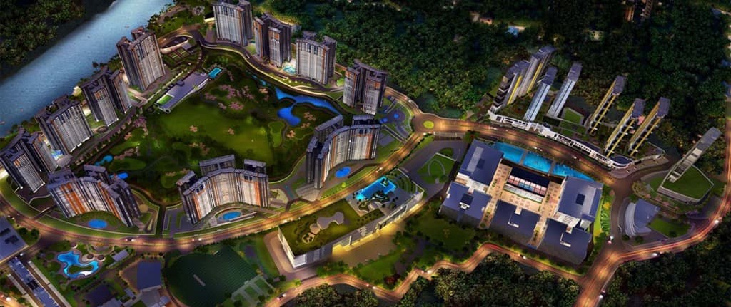 Actual photograph of Paranjape Blue Ridge Hinjewadi Phase 1 - 138 Acre Integrated Township Premium Apartments